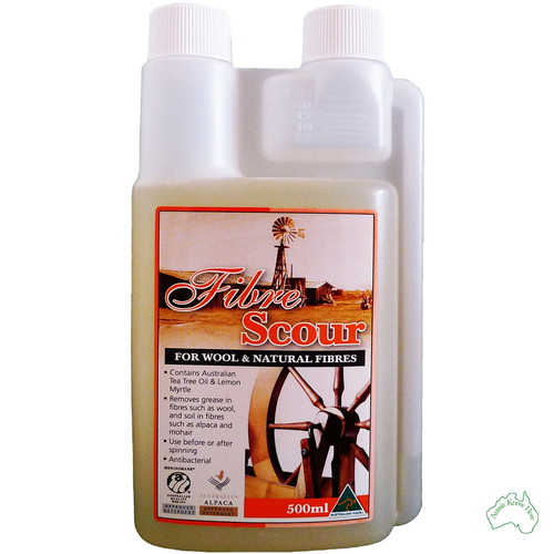 Fibre scour fleece cleaner - fibre, for