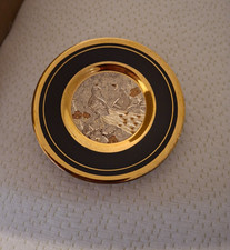 The Art Of Chokin - 24k Gold Edged Plate Peacocks