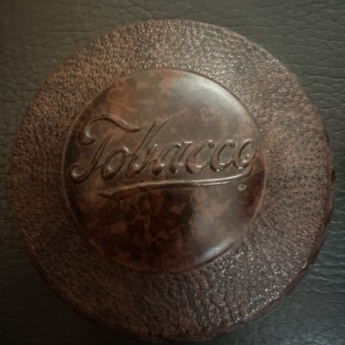 Unusual bakelite tobacco jar - unusual,