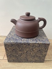 Chinese Yixing Zisha Red Clay Teapot With Stamp Mark Never Used