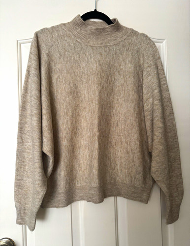 Women beige mock neck - women’s,