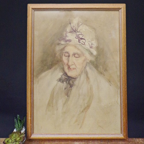 Watercolour portrait painting - portrait,