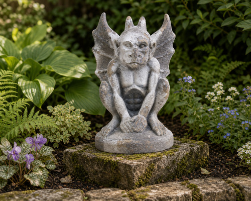 Gargoyle garden ornament - garden,