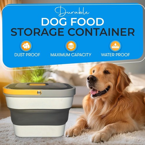 Dog food storage container - dog,