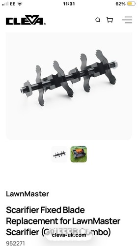 Lawnmaster scarifier fixed - scarifier,
