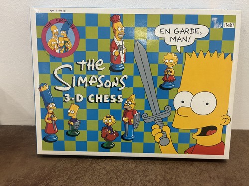 The simpsons chess set - the,
