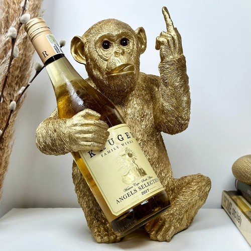 Gold yours monkey wine - up,