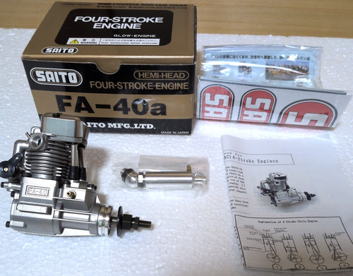 Saito 40s 6cc 4 stroke - saito, 6.6cc