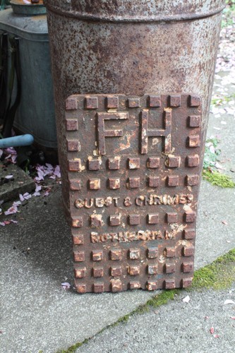 Vintage cast iron fire - vintage,