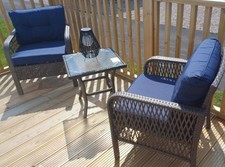 2 Seater Rattan Bistro Set