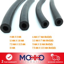 RUBBER BRAINDED REINFORCED FUEL HOSE ENGINE UNLEADED PETROL DIESEL OIL PIPE