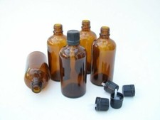 100ML AMBER GLASS BOTTLE