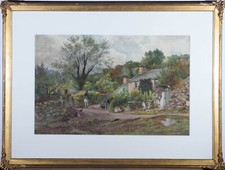 Peter S. Buchanan (1860-1911) - 19th Century Watercolour, The Country Lane