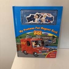 My Postman Pat Magnet Book Hardback Book with magnetic characters Jess Van 