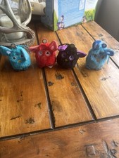 McDonalds Furby Happy Meal Soft Mini Toys x 4 Hasbro