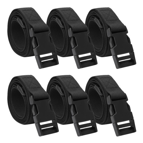 Pcs black suitcase straps - 6,