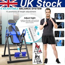 300lbs Gravity Inversion Table Heavy Duty Back Therapy Fitness Inverter Machine