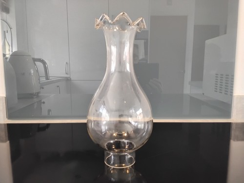 Vintage oil lamp - vintage, glass