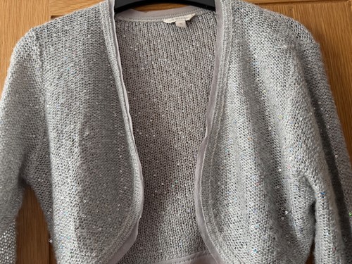 Monsoon silver sequin bolero - monsoon,
