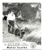 Oxford Allen Motor Scythe, details of accessories, 16 pages.
