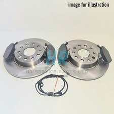 FRONT BRAKE DISCS 312MM PADS