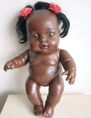 Vintage african baby doll - vintage,