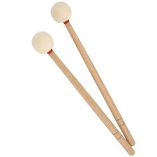 Pair Felt Percussion Mallets Oak Drum & Percussion Instruments