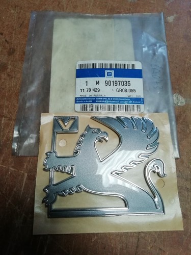 Astra mk2 bonnet badge silver - bonnet, badge,