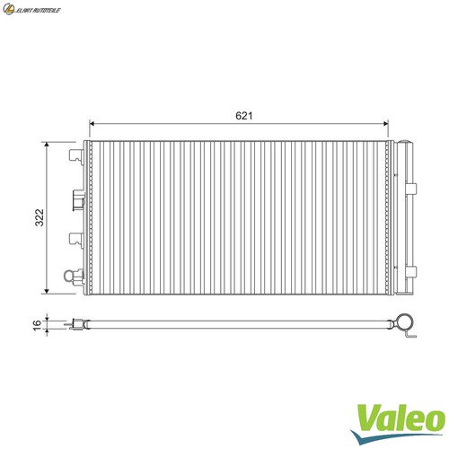 Condenser air conditioning - condenser,