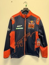 ALPINE KTM RACING GENUINE REDBULL SOFTSHELL JACKET ORANGE BLUE ADULT MENS Medium