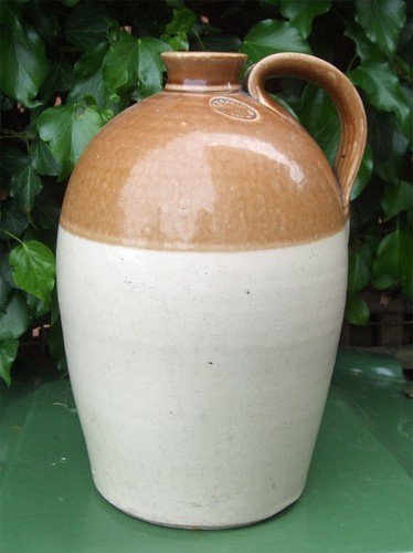 Antique stoneware whisky - stoneware,