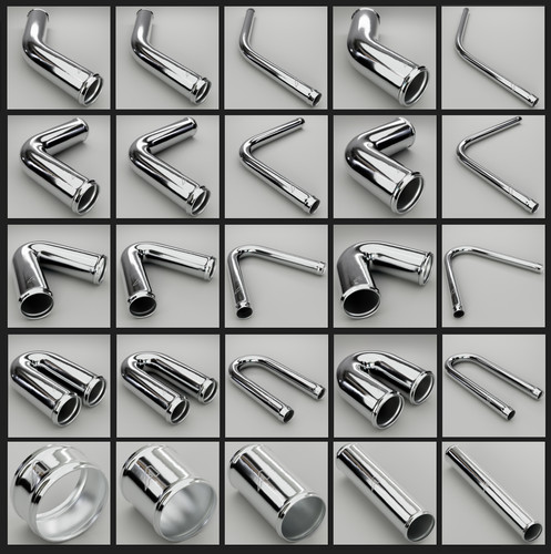 Universal polished alloy elbow - polished,