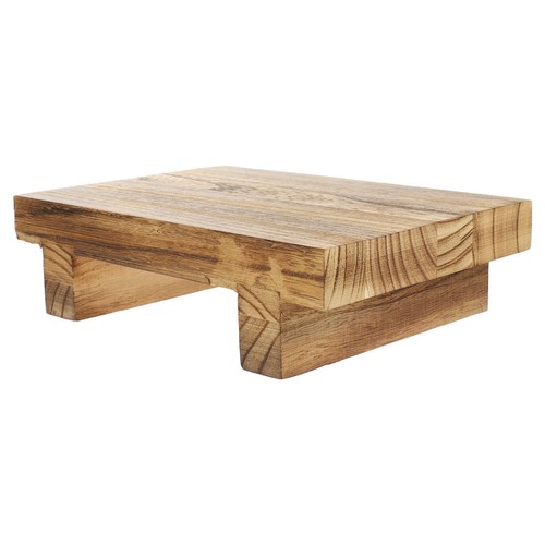 Wood stool storage - decor, for