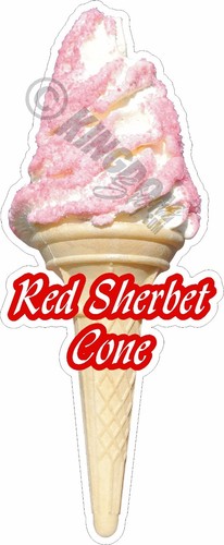 Soft ice cream - ice, red
