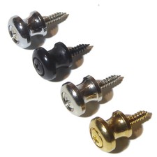 Small guitar, mandolin, Banjo or Ukulele Strap Pin Chrome Black Gold Nickel