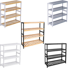 Vencier 4 Tier Natural Bamboo