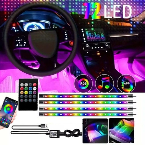 4pcs rgb led under - 4pcs,
