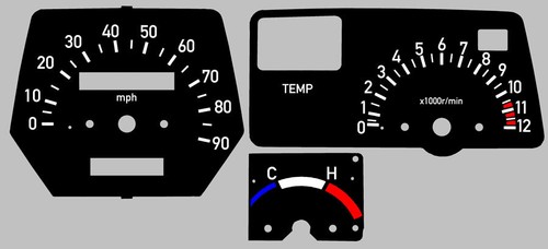 Speedometer discs fits - speedometer, yamaha