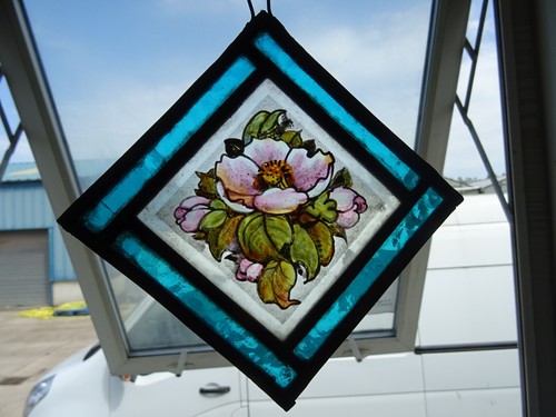 Antique hand painted hanging - ,