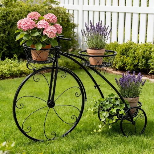 Vintage bicycle plant stand - bicycle,