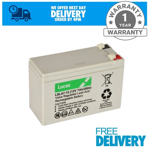 Lucas 12v 7ah rechargeable - lucas,