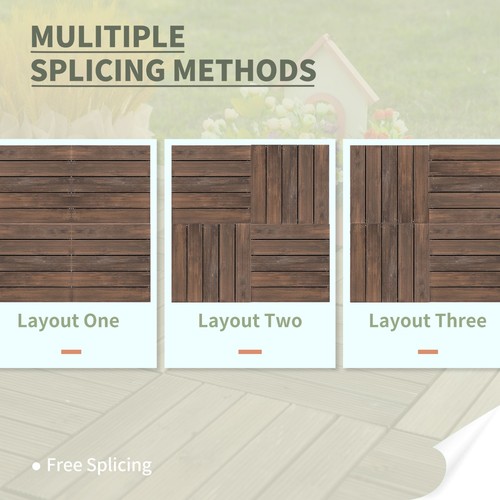 Outdoor teak deck tiles - outdoor, 27