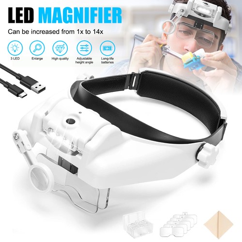 14x hands free magnifying - 1x-14x,