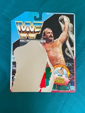 Jake Roberts WWF Hasbro series 1 backing card