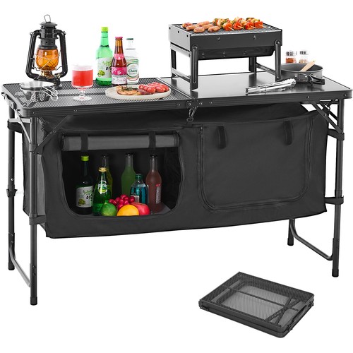 Camping kitchen table folding - table,