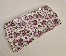 Vintage Style Purple Floral
