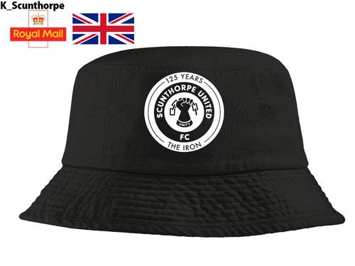 Scunthorpe black fisherman hat - scunthorpe,