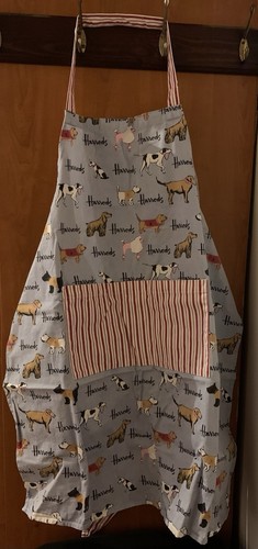 Harrods cotton apron - apron, with
