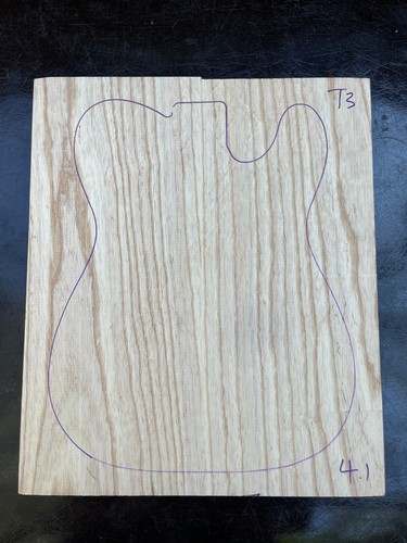 Swamp ash two piece guitar - two-piece,