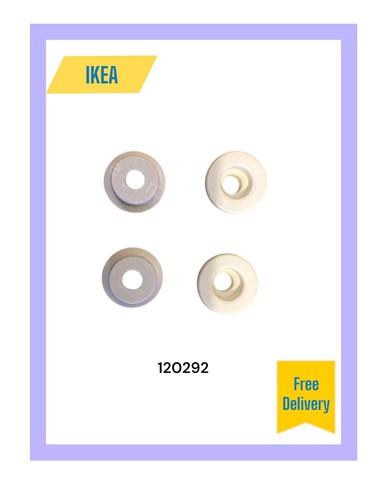 Ikea white plastic hinges 4 - hinges,